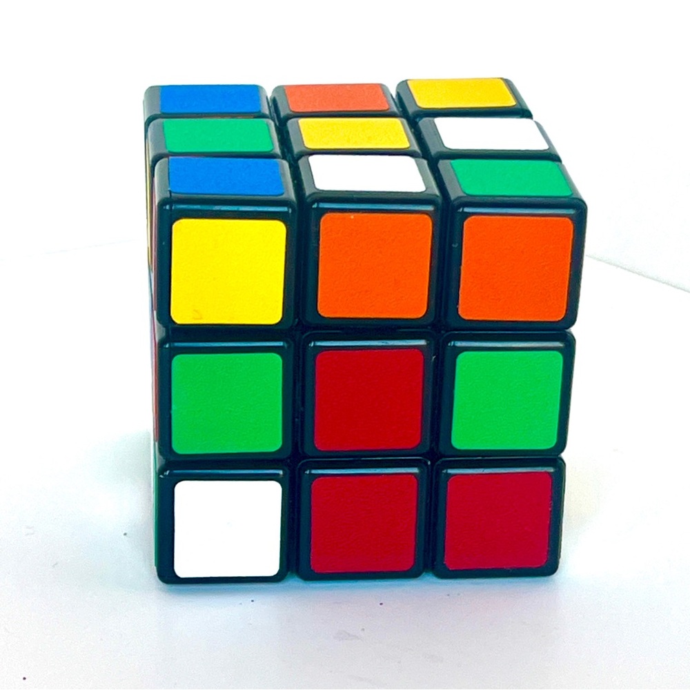 Vibrant Multi-Color Rubiks Cube